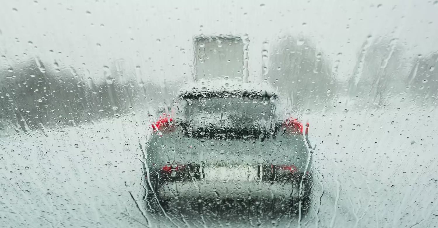 water drops car windshield
