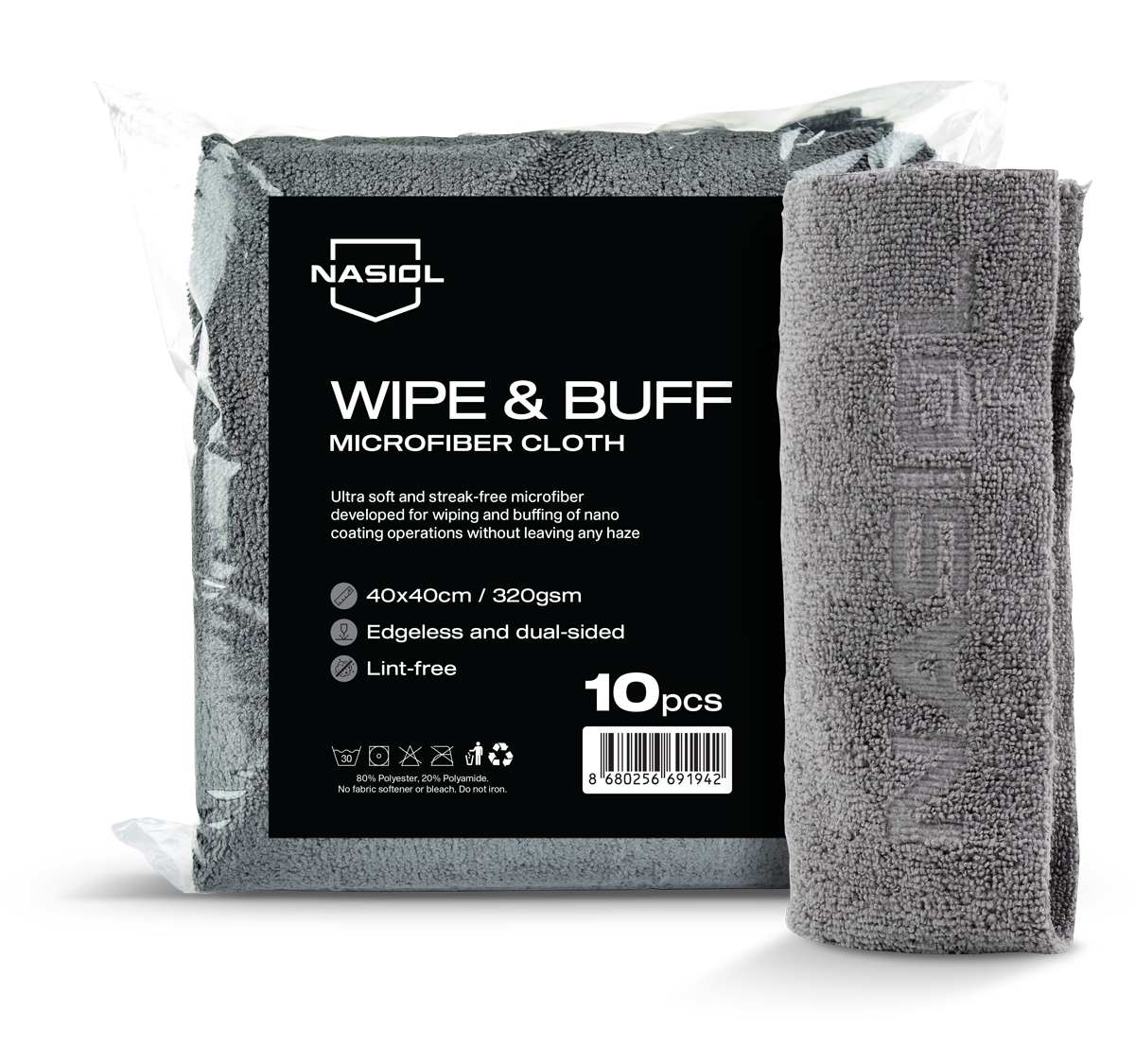 wipe and buff cloth