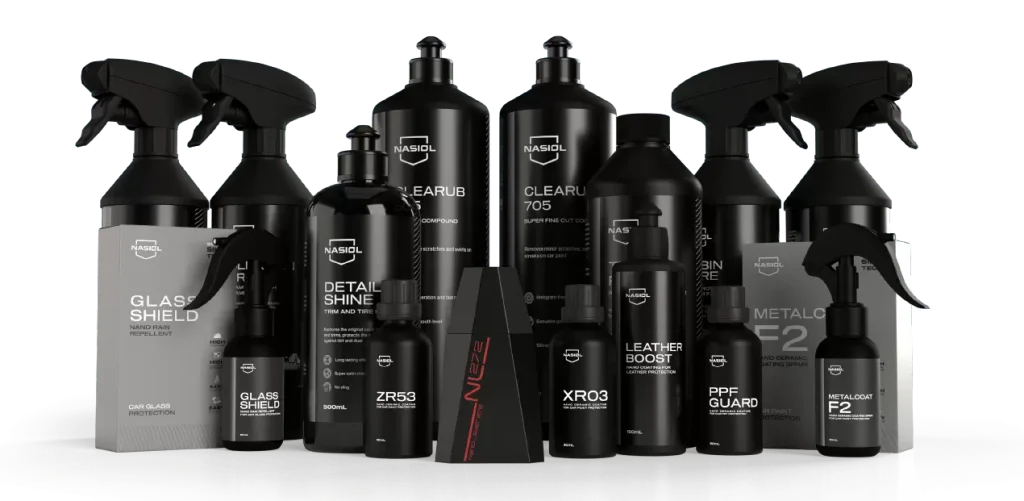 nasiol nano coating and cleaning products